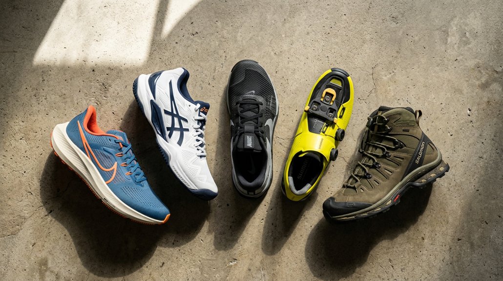 choose shoes for activity