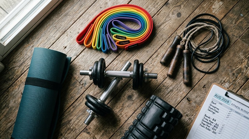 phased home gym budgeting