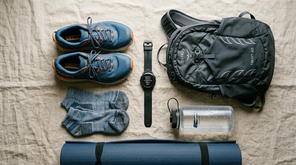 walking routine essential gear